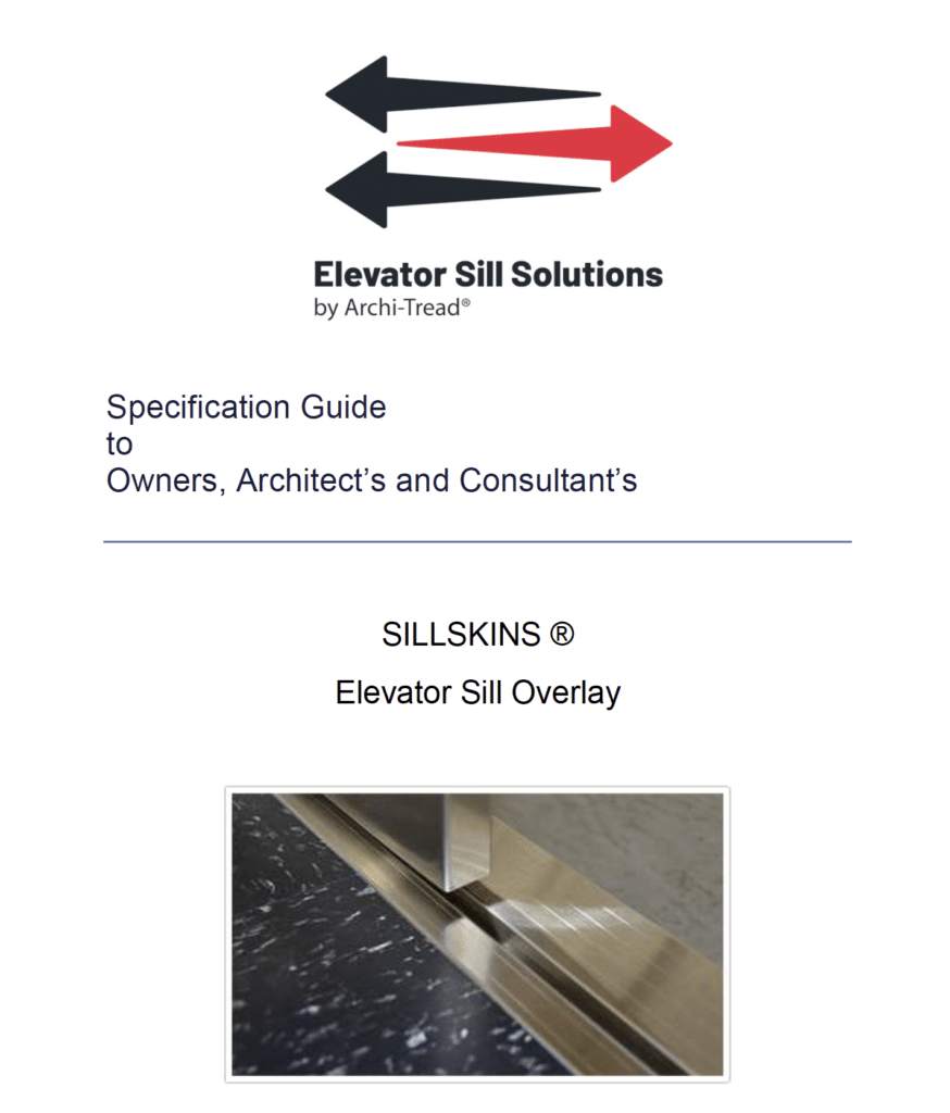 Specifications Elevator Sill Solutions, by ArchiTread®